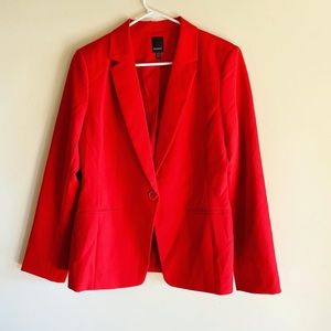 Red blazer